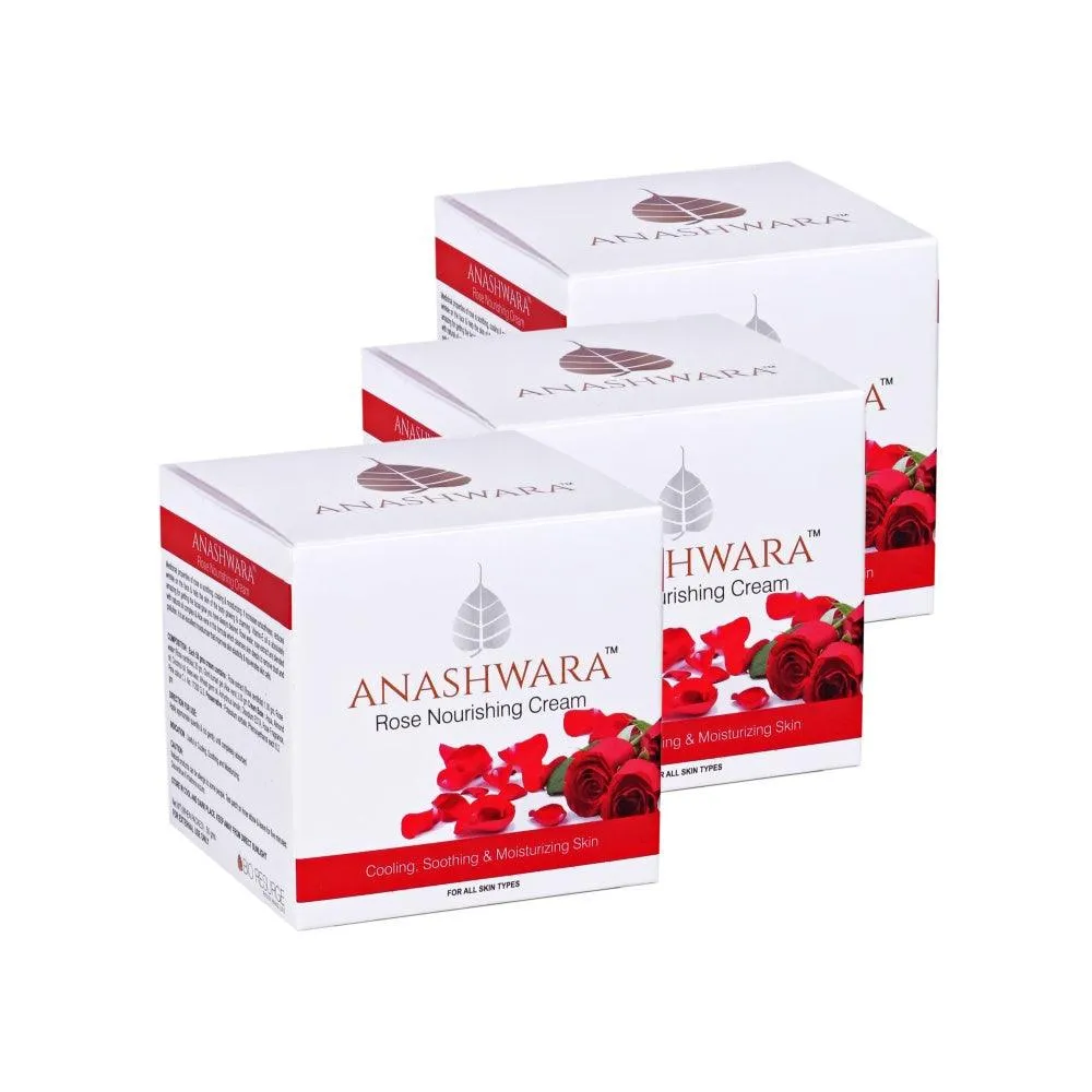 Anashwara Rose Nourishing Cream | Reduce Acne | Remove Pimple Marks | : One piece MRP (Inclusive of all taxes):Rs.455/- Net Weight 50gm