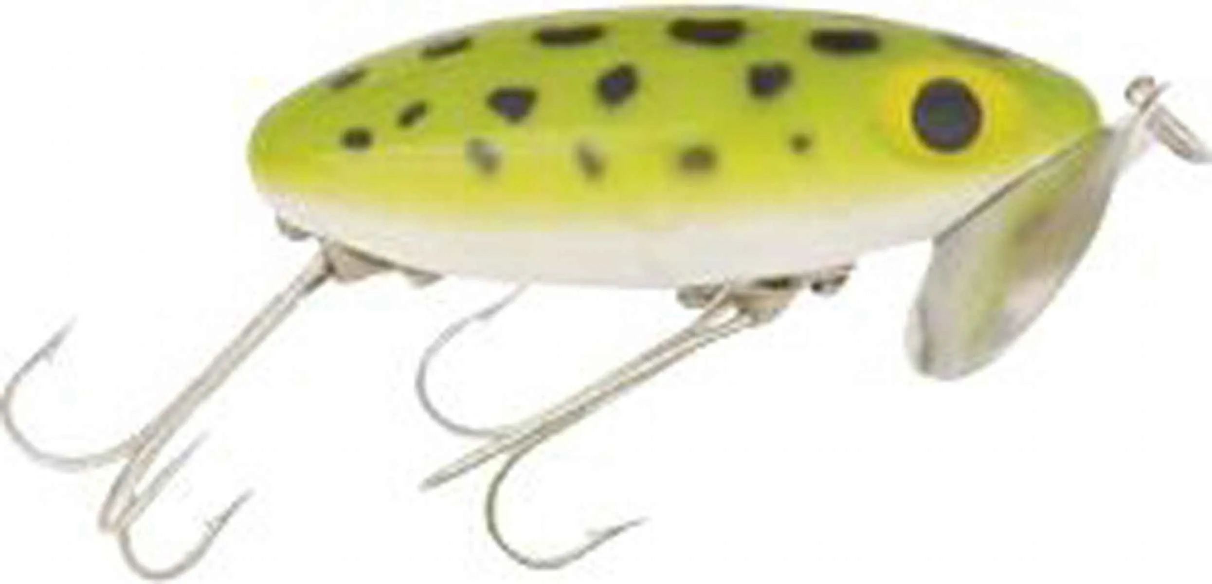 Arbogast Jitterbug 2 5/8Oz Frog/White Belly