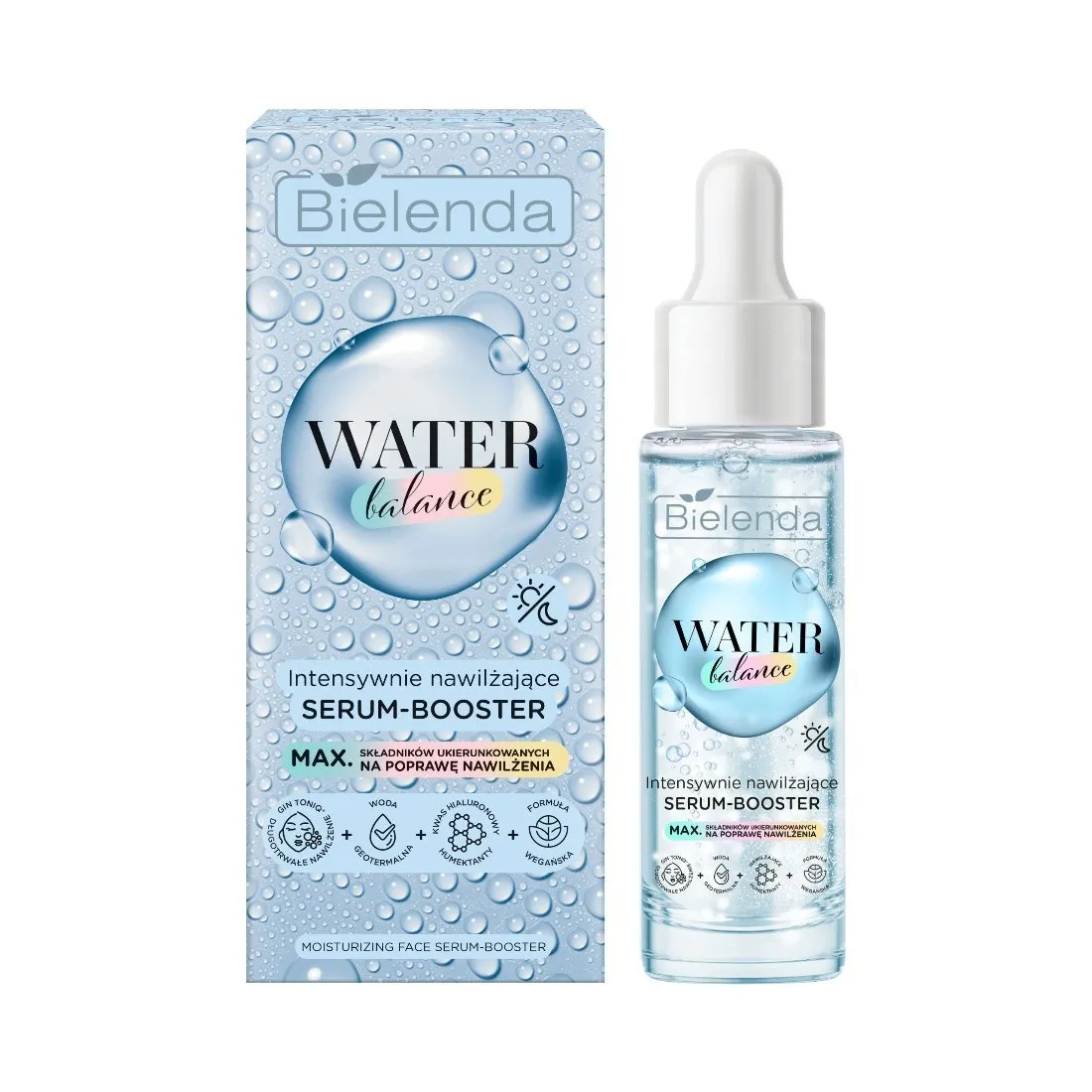 Bielenda WATER BALANCE - Intensively Moisturizing Face Serum-Booster 30ml