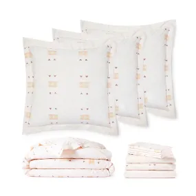 Blush Cactus Silk Bedding Bundle