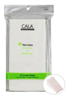 CALA 32 Piece Makeup Wedges Sponges Non Latex Oil Resistant