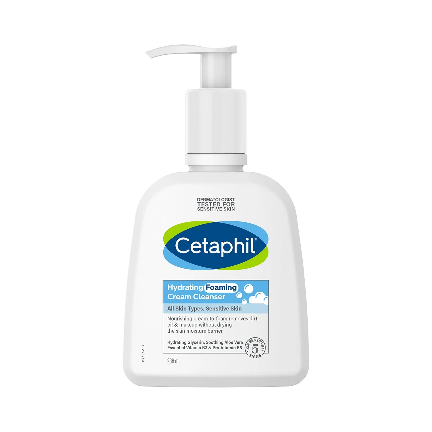 Cetaphil Hydrating Foaming Cream Cleanser - 236ml