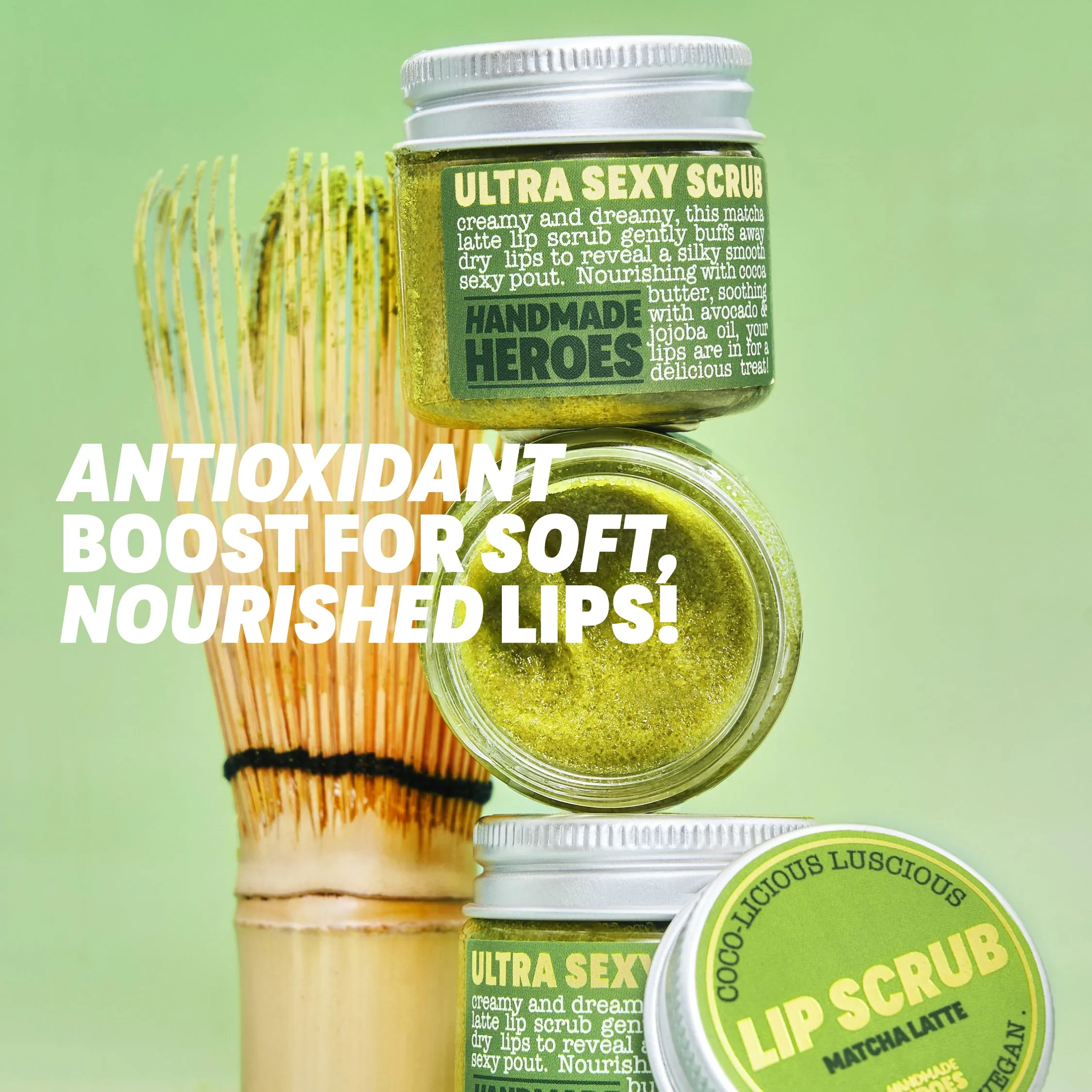 COCOLICIOUS LUSCIOUS LIP SCRUB - MATCHA LATTE