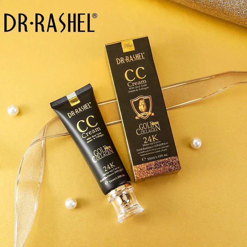 Dr. Rashel 24K Gold and Collagen CC Cream Make-up Cover - Natural Colour