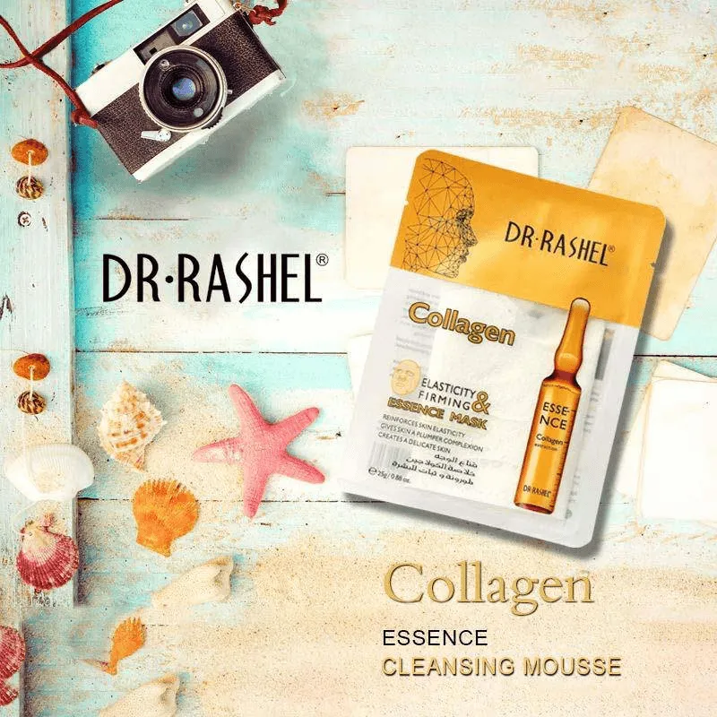 Dr.Rashel Collagen Elasticity & Firming Essence Mask - 5 Pcs × 25g