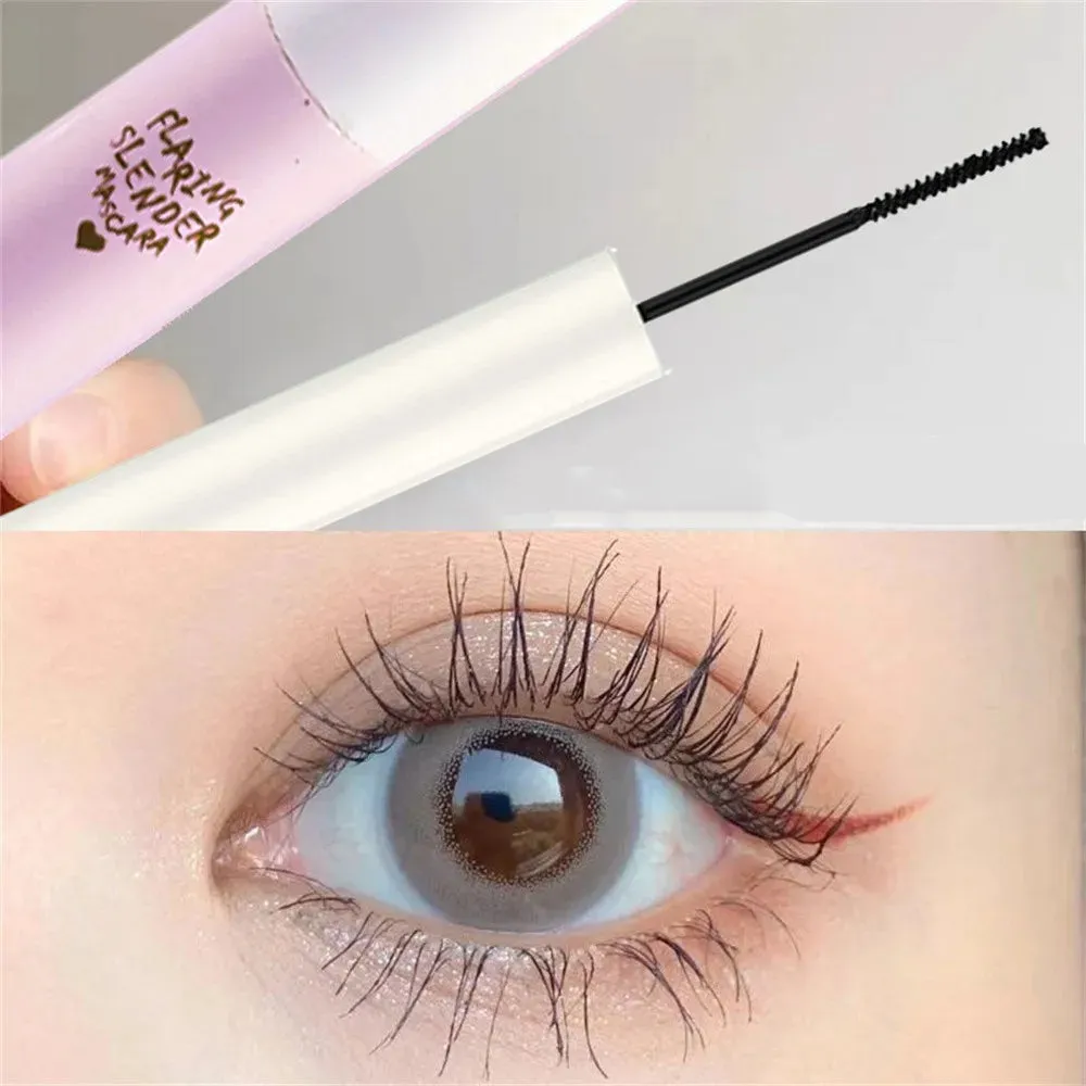 FLYTONN-Ultra-fine Small Brush Head Mascara Lengthening Black 3D Lash Eyelash Extension Eye Lashes Long-wearing Black Color Mascara Tool