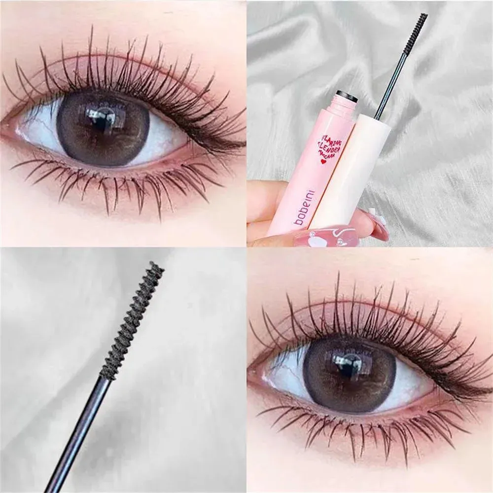 FLYTONN-Ultra-fine Small Brush Head Mascara Lengthening Black 3D Lash Eyelash Extension Eye Lashes Long-wearing Black Color Mascara Tool