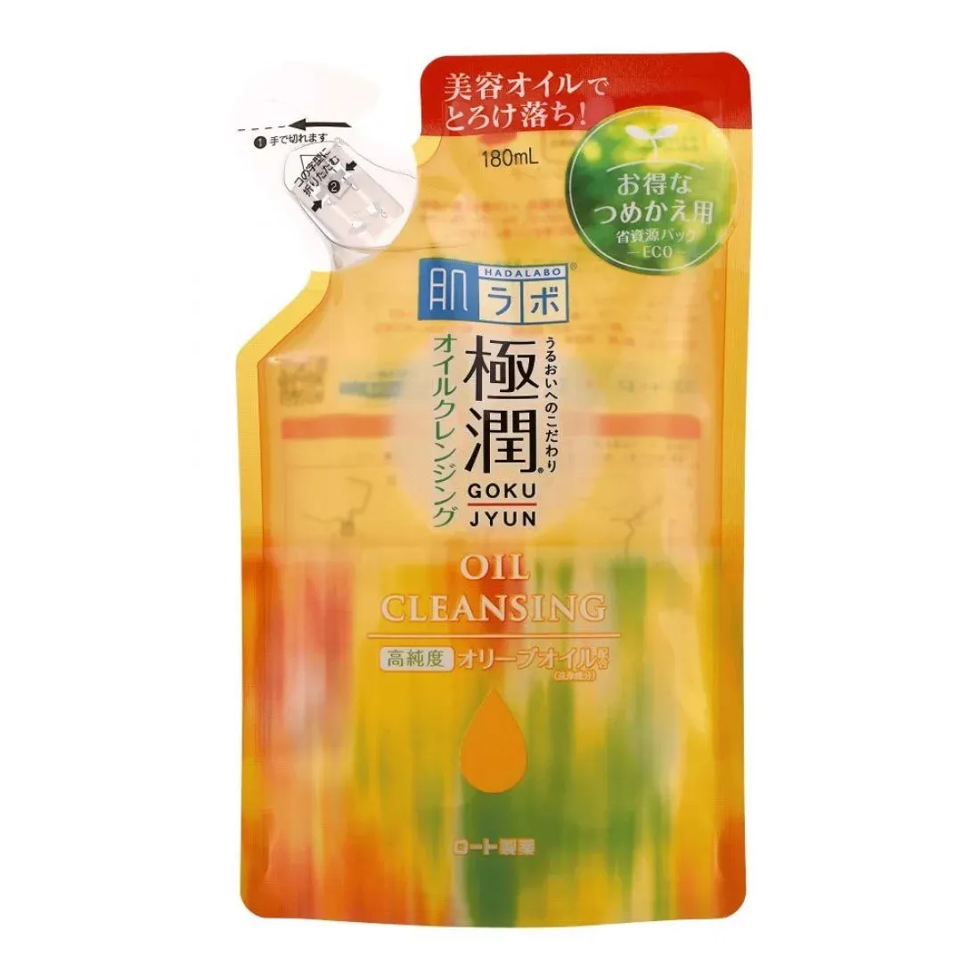 HADA LABO GOKUJYUN OIL CLEANSING REFILL 180ML