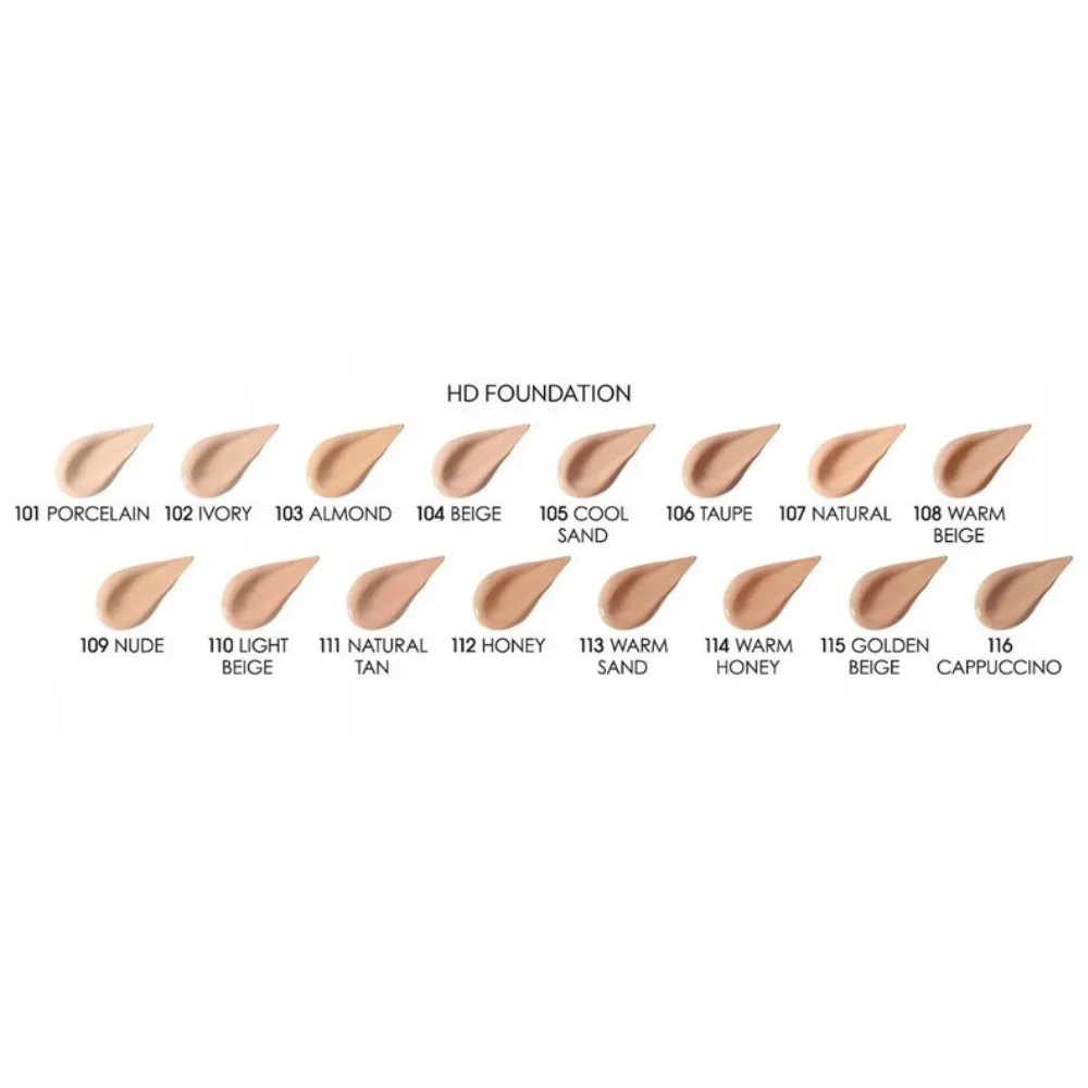 HD Foundation - 110 Light Beige