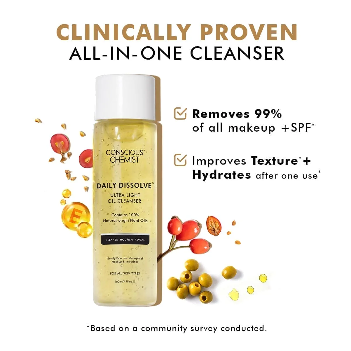 Oil Cleanser | Double Cleanse To Remove Impurities & Waterproof Makeup