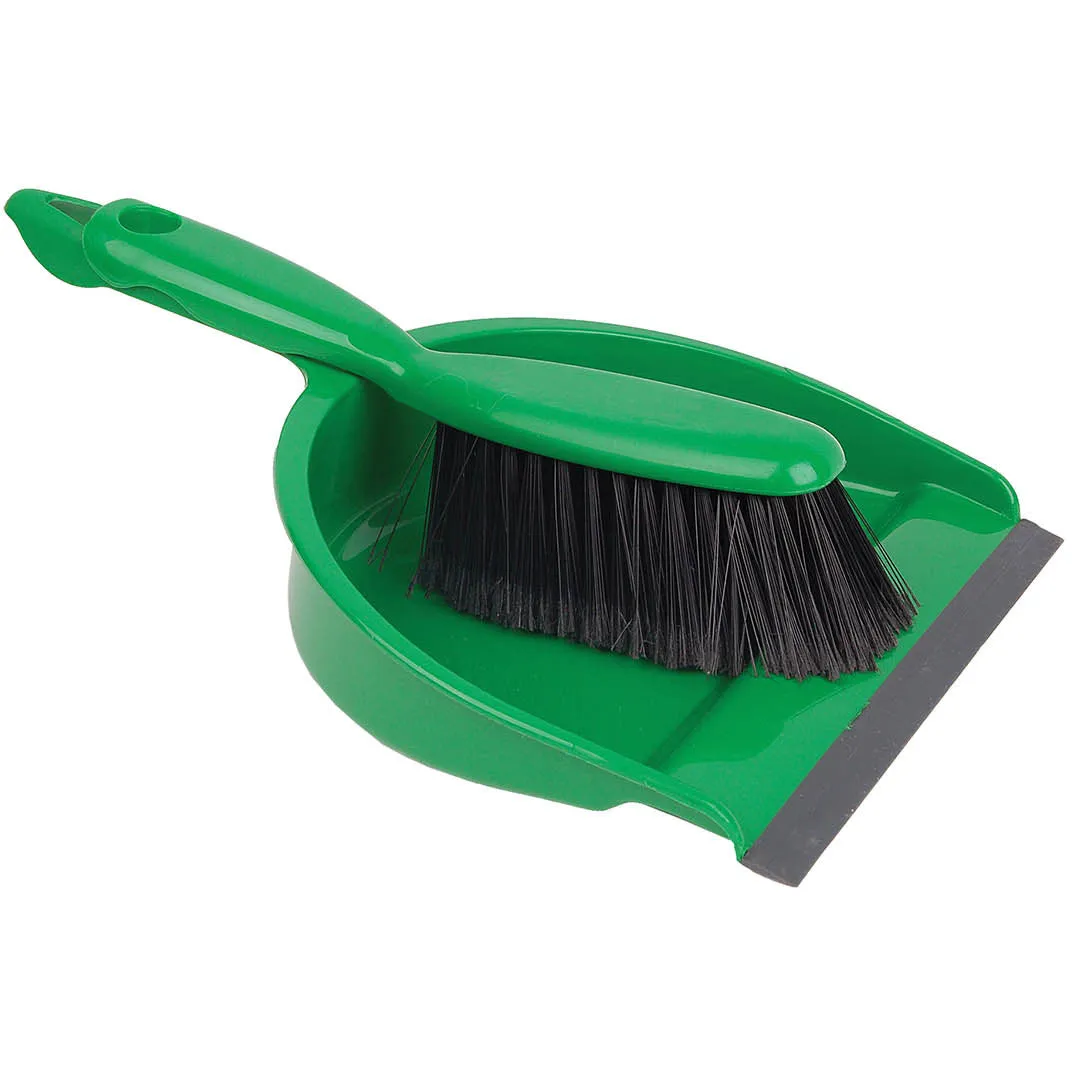 Professional Dustpan & Brush Set Soft Bristles