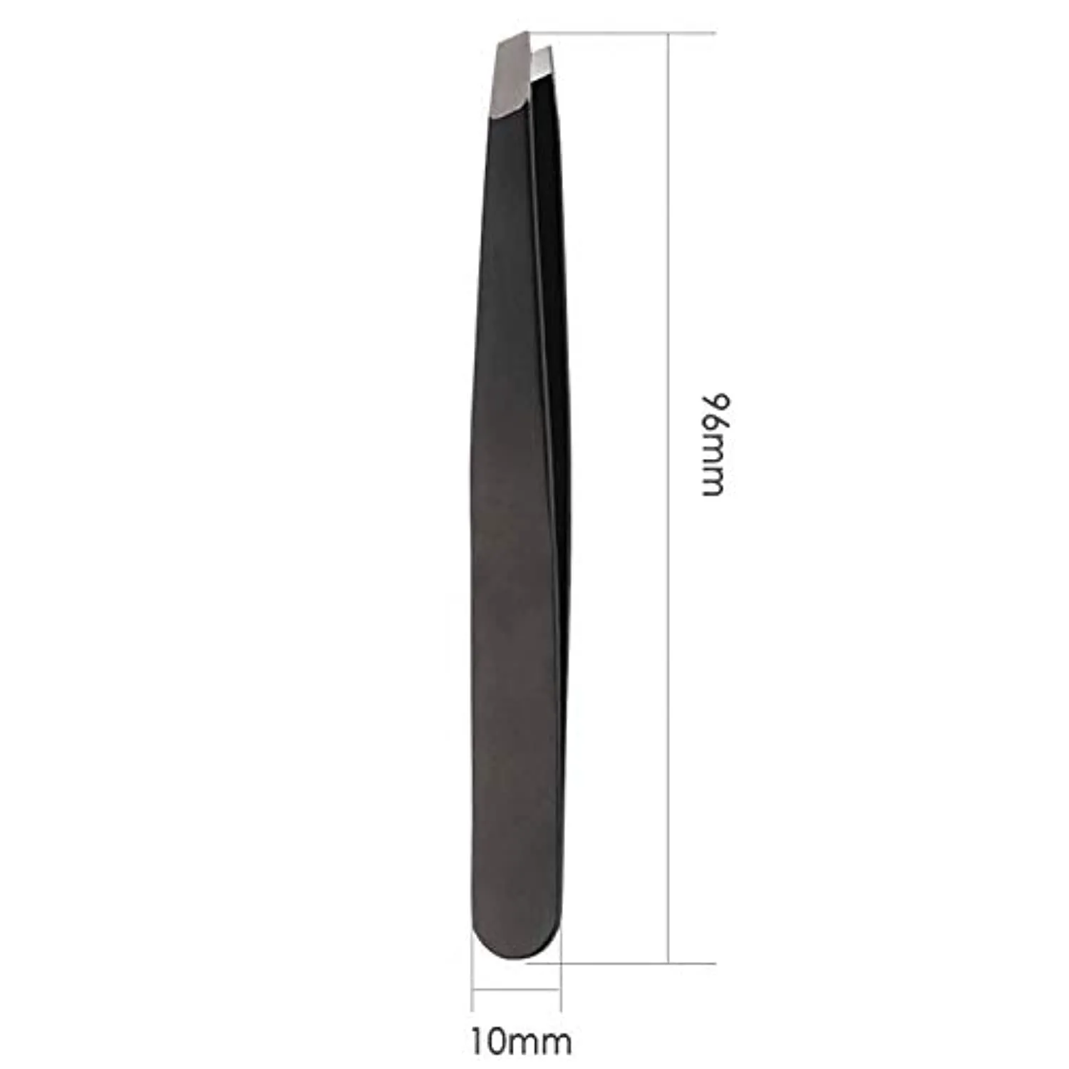 RELAXOXO- Eye Tweezer- Elite Stainless steel- Accurate for Facial Hair Removal and Shaping Eye Brows-Daily Beauty Tool for Men and Women Perfect Gift. (Black)