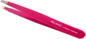 RELAXOXO- Eye Tweezer- Elite Stainless steel- Accurate for Facial Hair Removal and Shaping Eye Brows-Daily Beauty Tool for Men and Women Perfect Gift. (Black)