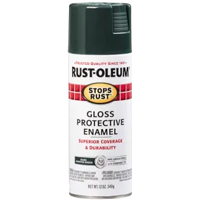 Rust-Oleum® Stops Rust® Protective Enamel Spray Paint Gloss Dark Hunter Green