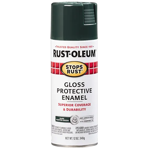 Rust-Oleum® Stops Rust® Protective Enamel Spray Paint Gloss Dark Hunter Green