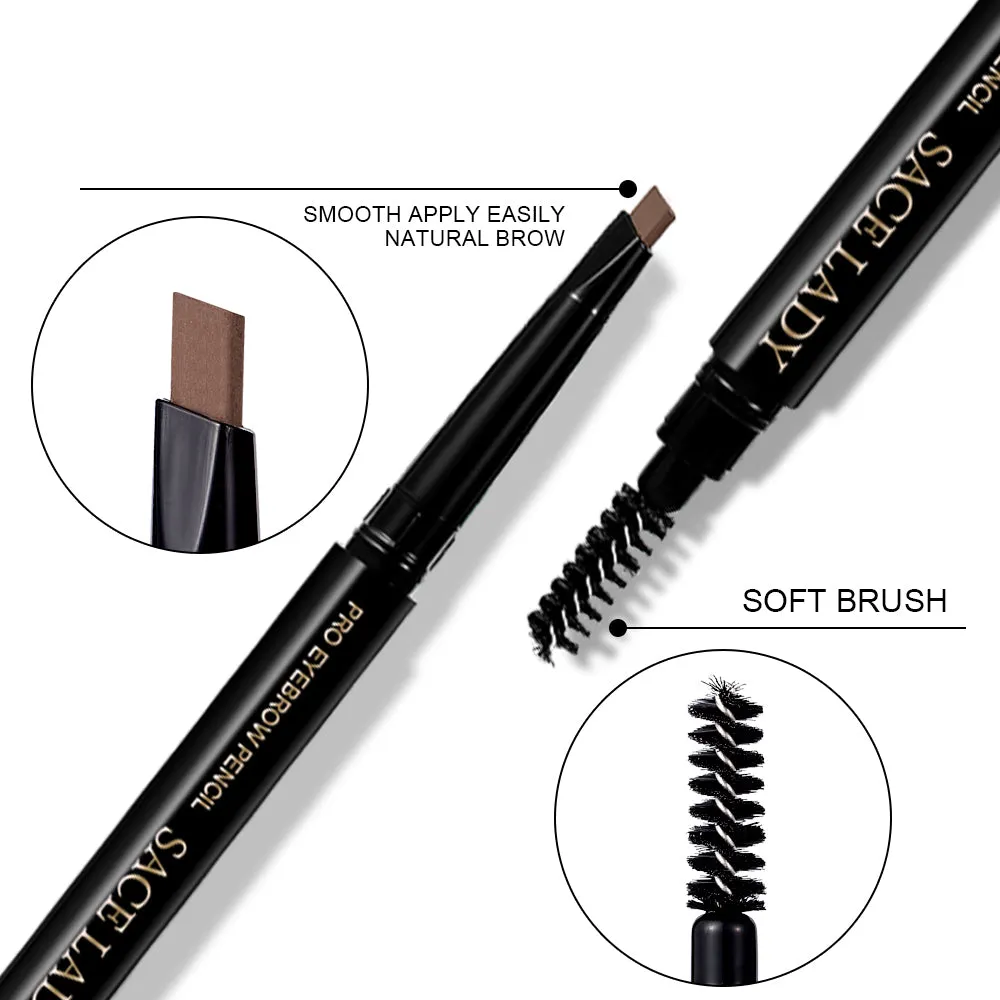 SACE LADY Waterproof Eyebrow Pencil – Long-Lasting, Natural Finish, Sweat-proof Brow Definer