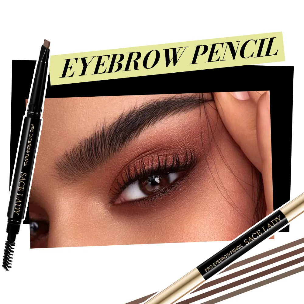 SACE LADY Waterproof Eyebrow Pencil – Long-Lasting, Natural Finish, Sweat-proof Brow Definer