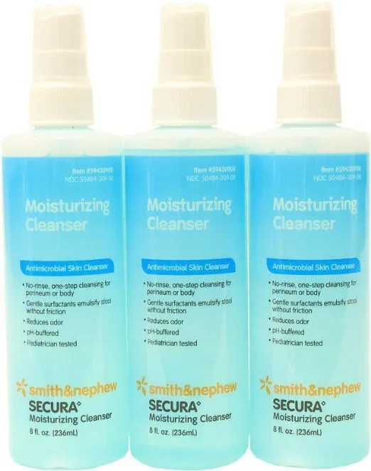 Smith & Nephew Secura Moisturizing Antimicrobial Skin Cleanser: 4 oz, 1 Count