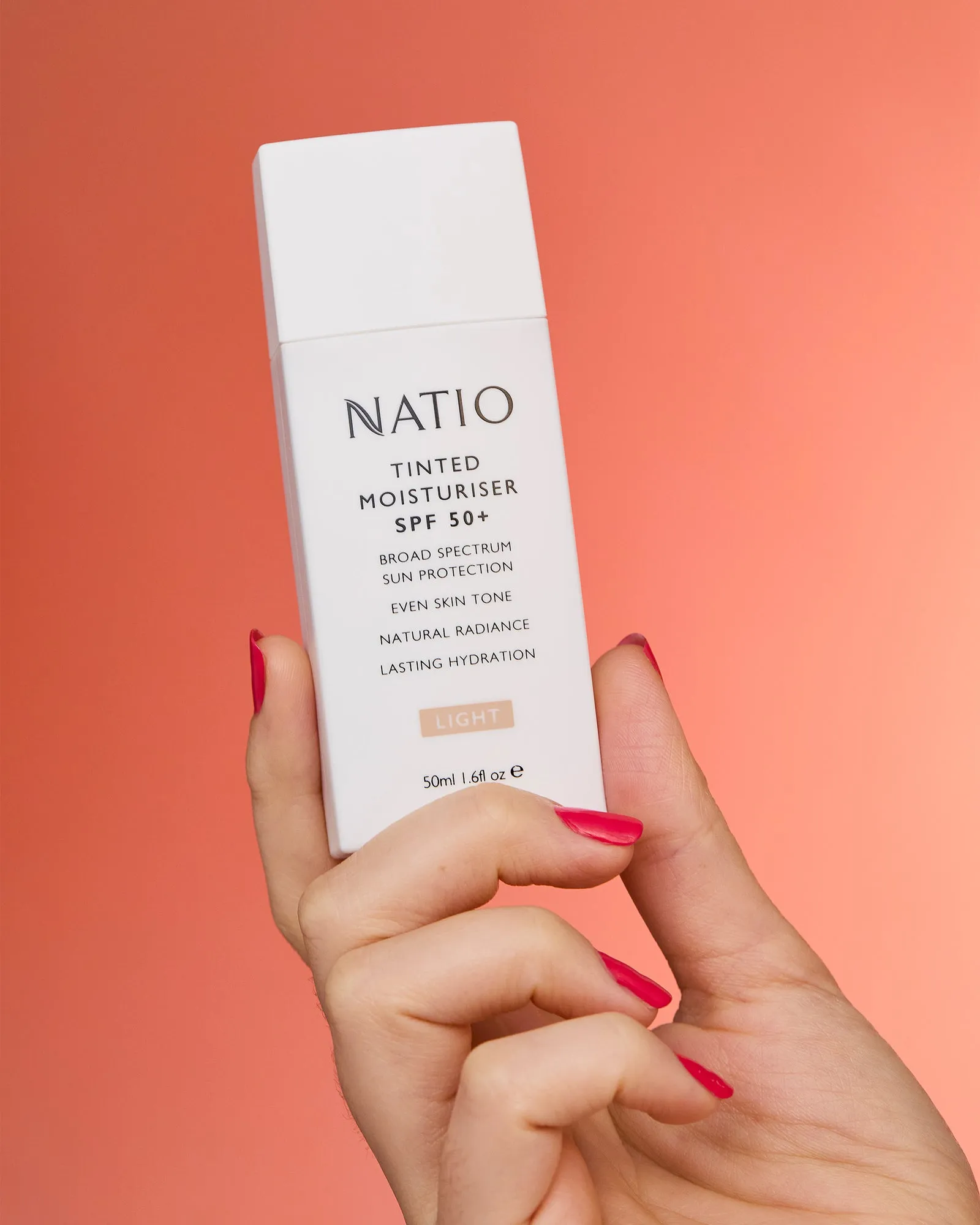 Tinted Moisturiser SPF 50  Light