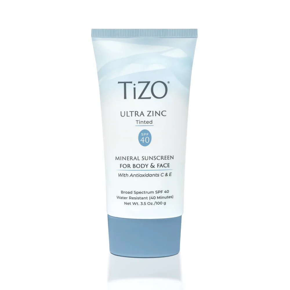 TIZO Ultra Zinc Tinted | Non Tinted Mineral Sunscreen For Face & Body