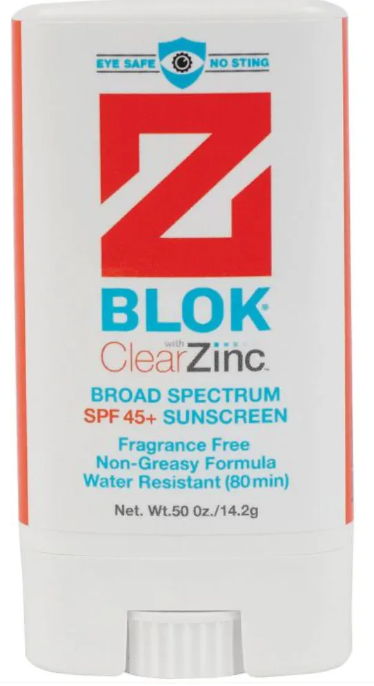 Z BLOK Zinc Oxide Sunscreen, Bug out Bag Supplies